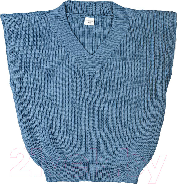 Изображение товара Жилет детский Amarobaby Knit / AB-OD21-KNIT10/19-140 (голубой, р. 140)