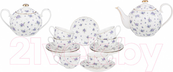 Изображение товара Чайный набор Lefard Sonnet In Blue / 760-763 (14пр)