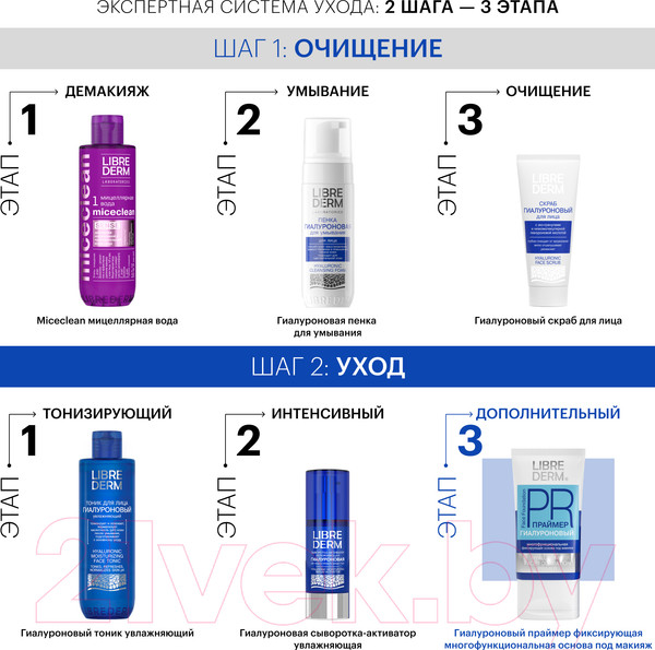 Изображение товара Основа под макияж Librederm Гиалуроновый праймер (50мл)
