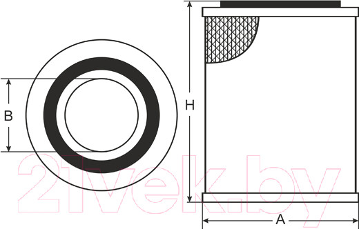 Изображение товара Воздушный фильтр SCT SB029