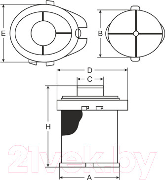 Изображение товара Воздушный фильтр SCT SB090