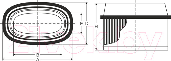 Изображение товара Воздушный фильтр SCT SB213