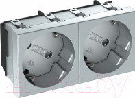 Изображение товара Розетка OBO Bettermann STD-D3 AL2 / 6120112 (алюминий)