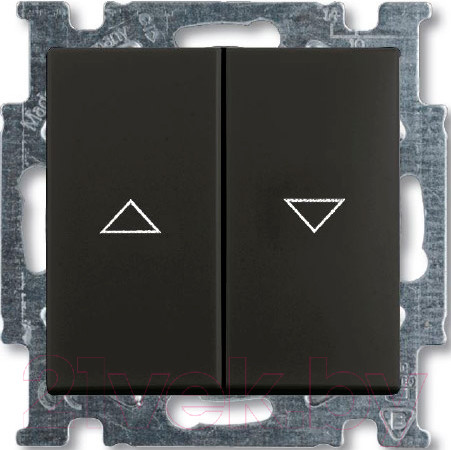 Изображение товара Выключатель ABB Basic 55 1413-0-1098 (шато-черный)