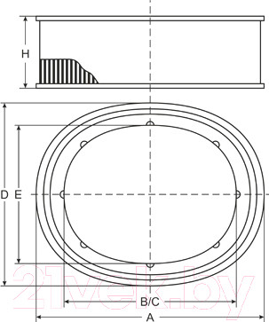 Изображение товара Воздушный фильтр SCT SB924