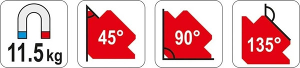 Изображение товара Магнитный фиксатор Yato YT-0863