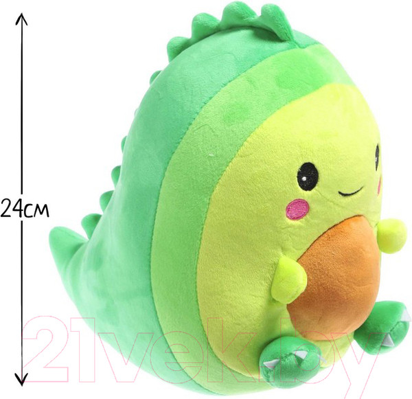 Изображение товара Мягкая игрушка Pomposhki Авокадо-динозаврик / 7610878 (24см)