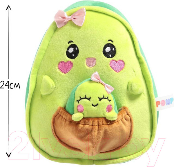 Изображение товара Мягкая игрушка Pomposhki Авокадо / 7610876 (24см)