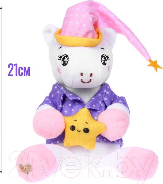 Изображение товара Мягкая игрушка Pomposhki Единорожка / 7806008 (21см)