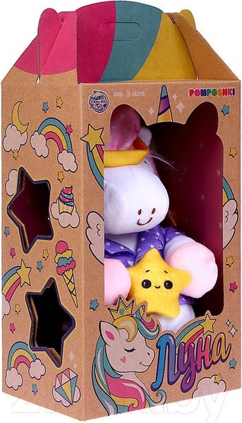 Изображение товара Мягкая игрушка Pomposhki Единорожка / 7806008 (21см)
