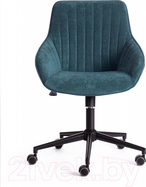 Изображение товара Кресло офисное Tetchair Dublin велюр Clermon (малахит 089)