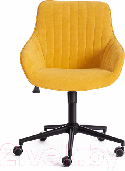 Изображение товара Кресло офисное Tetchair Dublin велюр Clermon (горчичный 170)