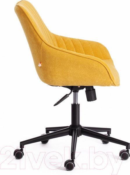 Изображение товара Кресло офисное Tetchair Dublin велюр Clermon (горчичный 170)