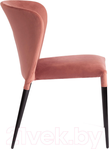 Изображение товара Стул Tetchair Alvor (коралловый Barkhat 15/черный)