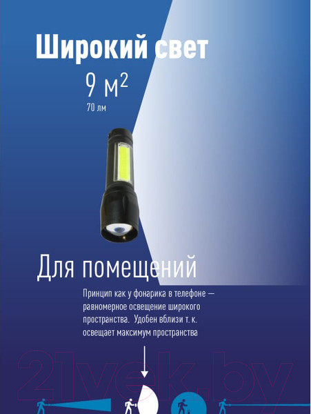 Изображение товара Фонарь Космос KocAc1011Lith