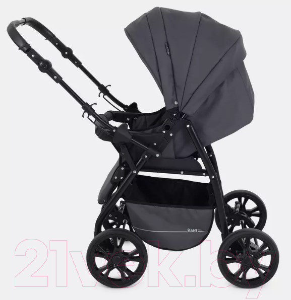 Изображение товара Детская универсальная коляска Rant Basic Riva 2 в 1 / PW 03 (графит)