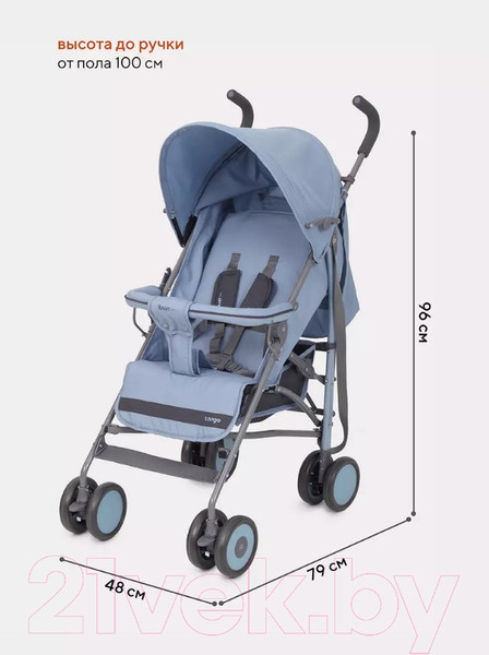 Изображение товара Детская прогулочная коляска Rant Basic Tango / RA352 (Pacific blue)