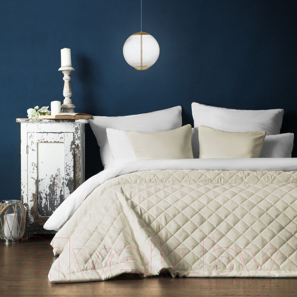 Изображение товара Набор текстиля для спальни Pasionaria Ким 160x220 с наволочками (айвори)