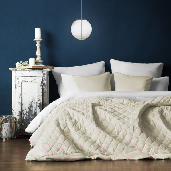 Изображение товара Набор текстиля для спальни Pasionaria Ким 160x220 с наволочками (айвори)