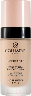 Изображение товара Тональный крем Collistar Impeccabile Long Wear Foundation SPF15 Water Resistant 2N (30мл, Beige)