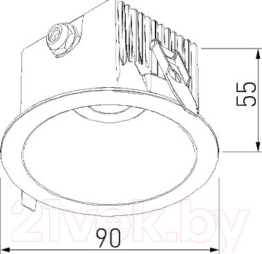 Изображение товара Точечный светильник Elektrostandard Light LED 3004 / 35159/U (белый)