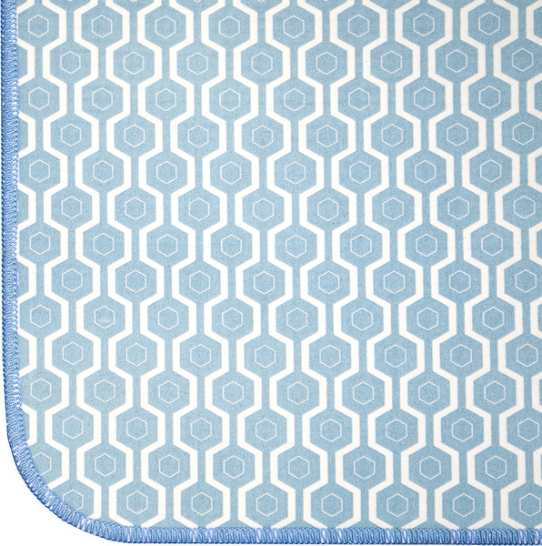 Изображение товара Коврик для ванной Вилина 7068 001 (50x85, противоскользящий, синий)