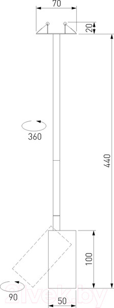 Изображение товара Потолочный светильник Elektrostandard Drop 8W / 50242 LED (белый)