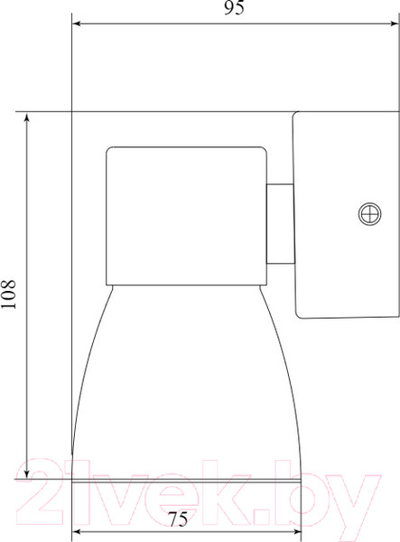 Изображение товара Бра Elektrostandard Cono / MRL 1027 (черный)