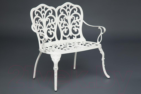 Изображение товара Скамья садовая Tetchair Secret De Maison Symphonie (белый)