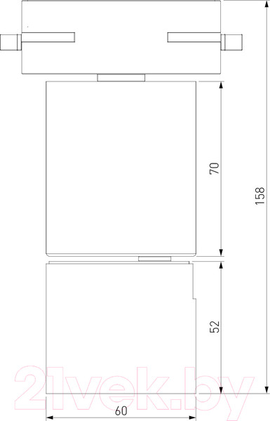 Изображение товара Трековый светильник Elektrostandard Sens 85047/01 (белый матовый)