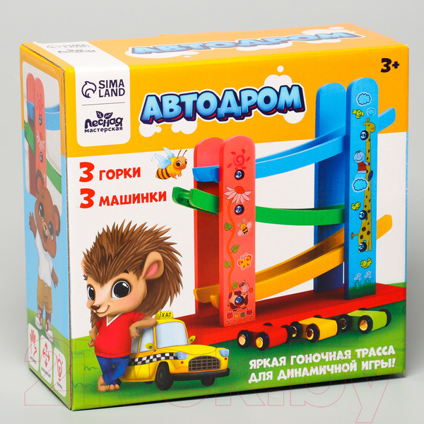 Изображение товара Автотрек Лесная мастерская Зверята / 4619358