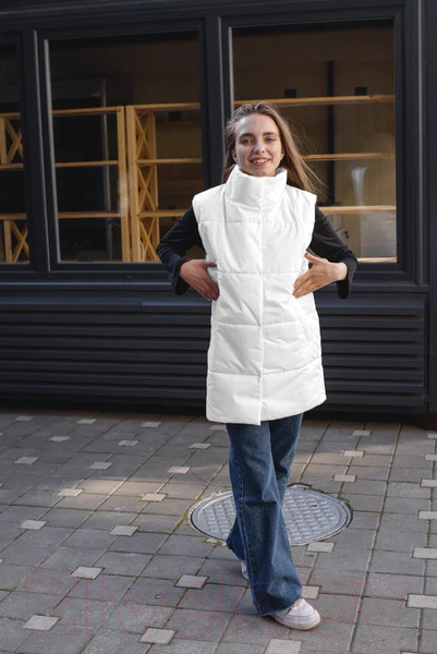 Изображение товара Жилет утепленный MT.Style 75 ХS (белый)