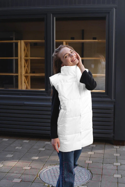 Изображение товара Жилет утепленный MT.Style 75 ХS (белый)