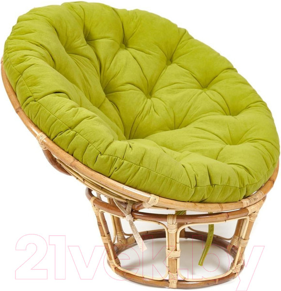 Изображение товара Подушка для садовой мебели Tetchair Papasan флок (оливковый)