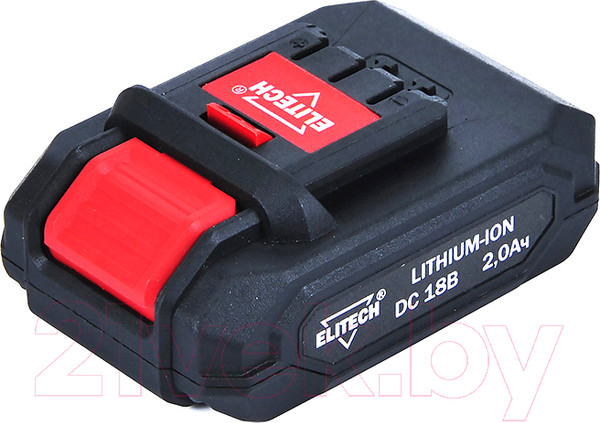 Изображение товара Аккумулятор для электроинструмента Elitech 18V 2.0 Ah (1820.098600)