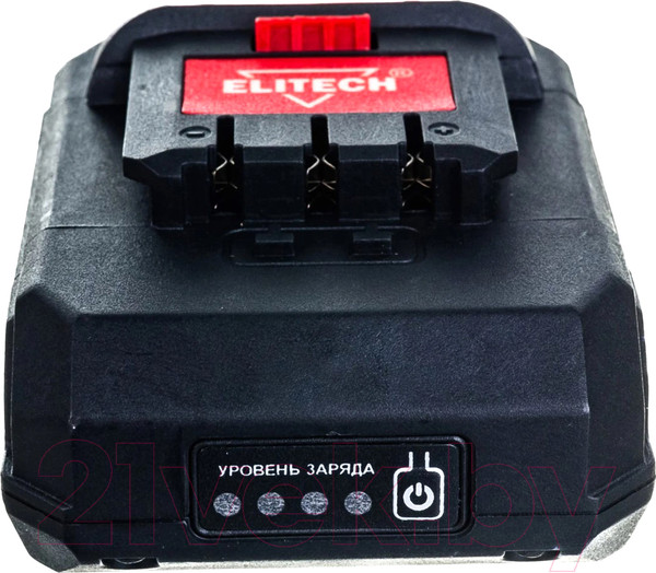 Изображение товара Аккумулятор для электроинструмента Elitech 18V 2.0 Ah (1820.098600)