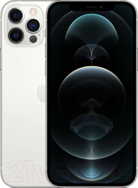 Изображение товара Смартфон восстановленный Apple iPhone 12 Pro 256GB Flip Грейд B (серебристый)