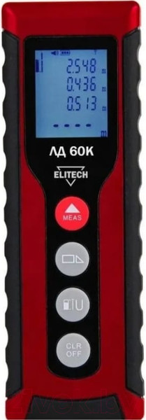 Изображение товара Лазерный дальномер Elitech ЛД 60К