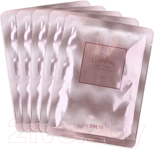 Изображение товара Набор масок для лица The Saem The Essential Vegan Collagen First Essence Mask Set (5шт)