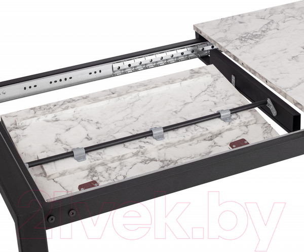 Изображение товара Обеденный стол Tetchair Svan (мрамор/черный)