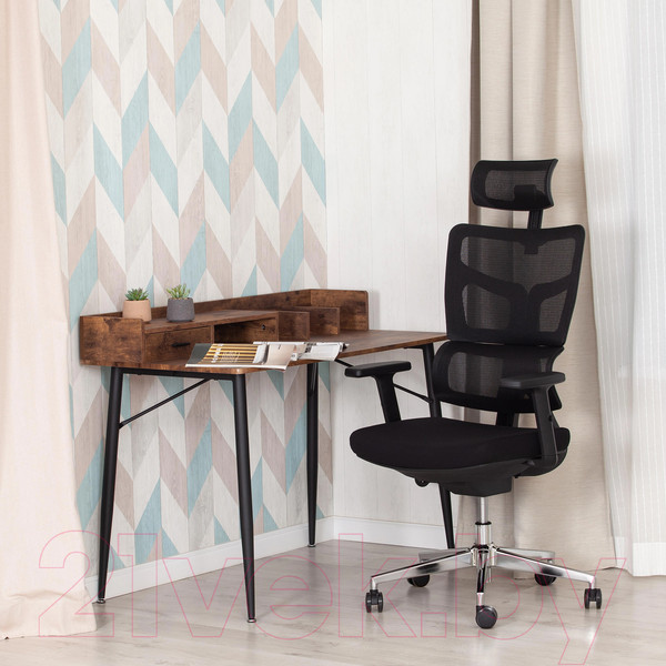 Изображение товара Кресло офисное Tetchair MESH-11HR ткань/сетка (черный)