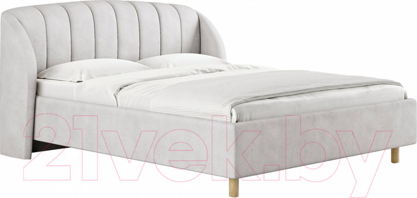 Изображение товара Каркас кровати Сонум Valencia 160x200 (замша пепельный)