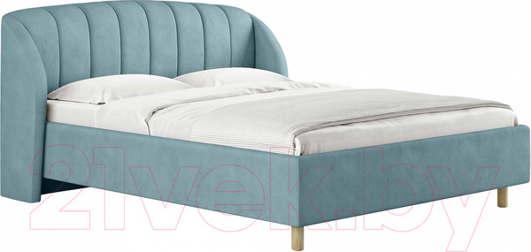 Изображение товара Каркас кровати Сонум Valencia 160x200 (замша голубой)