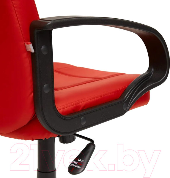 Изображение товара Кресло офисное Tetchair СН747 кожзам (красный)