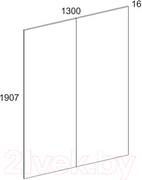 Изображение товара Панель ЛДСП Anrex Modern 130 Н (дуб наварра)