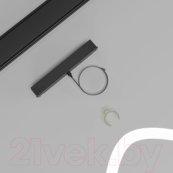 Изображение товара Коннектор для шинопровода Elektrostandard Slim Magnetic Full Light 85102/00 (черный)