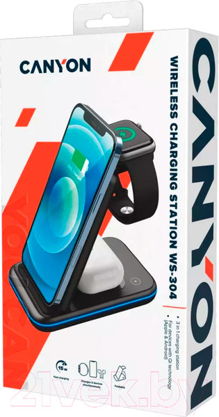 Изображение товара Зарядное устройство беспроводное Canyon WS-304 / CNS-WCS304B