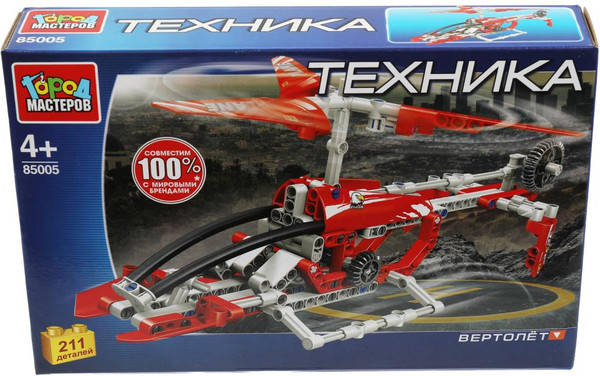 Изображение товара Конструктор Город мастеров Вертолет / 85005-KY (211эл)