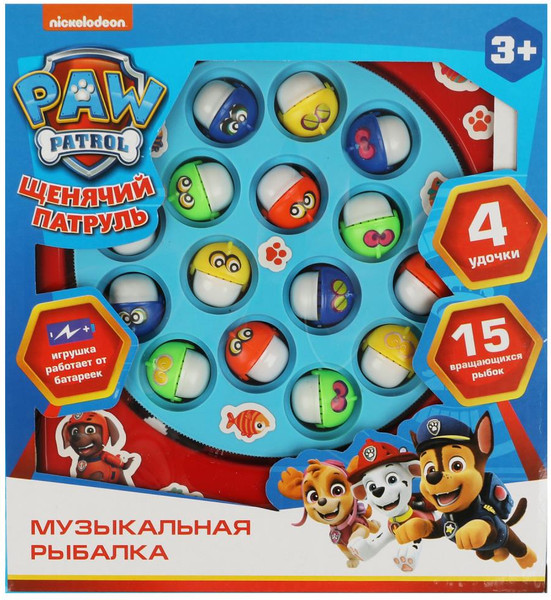 Изображение товара Развивающий игровой набор Играем вместе Рыбалка Щенячий патруль / B1284066-R10