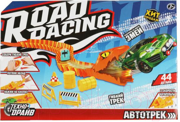 Изображение товара Автотрек гибкий Технодрайв С катапультой Змея / A1550459B-R